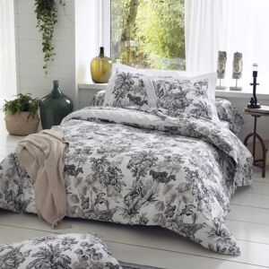 Housse de couette satin Tradilinge SAVANE BLANC