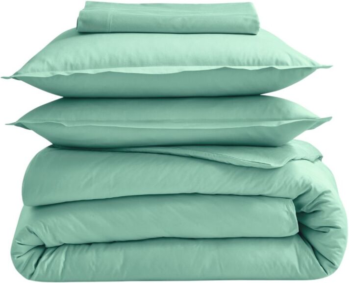 Housse de couette percale Tradilinge JADE (Couleur : Jade)