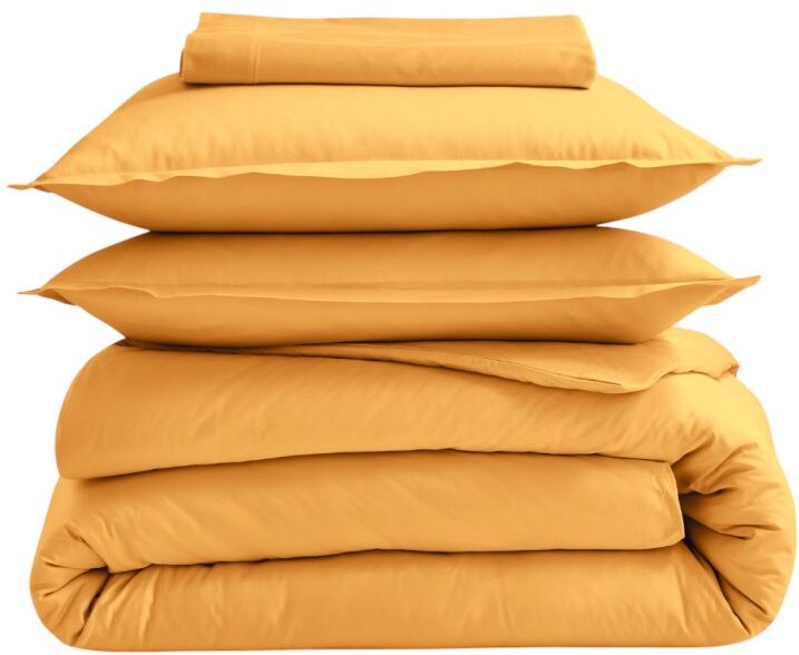 Housse de couette percale Tradilinge AMBRE (Couleur : Ambre)