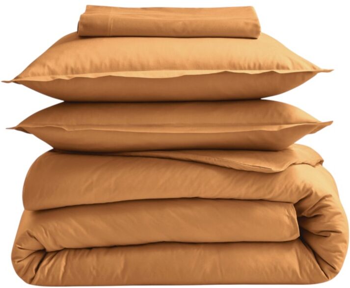 Drap plat 100% coton Tradilinge CAMEL (Couleur : Camel)