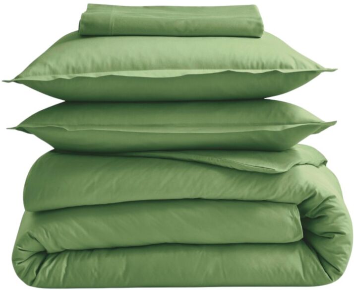 Housse de couette 100% coton Tradilinge FOUGÈRE (Couleur : Fougère)