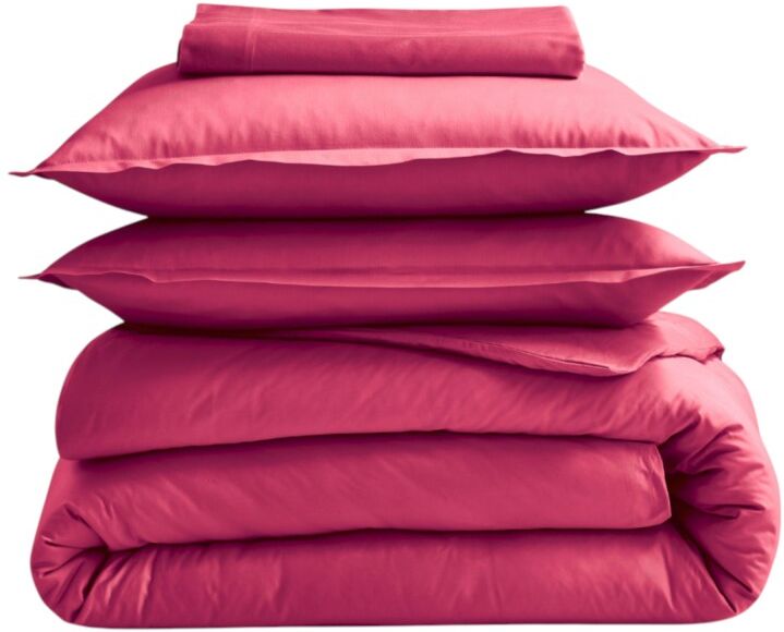 Drap plat 100% coton Tradilinge MAGENTA (Couleur : Magenta)