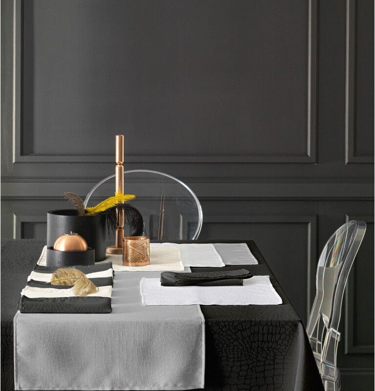 Chemin de Table LOUNGE (Couleur : Noir)