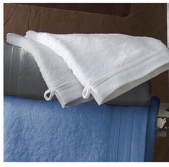 GANT DE TOILETTE Éponge Douceur 16x21cm (Couleur : Crème)