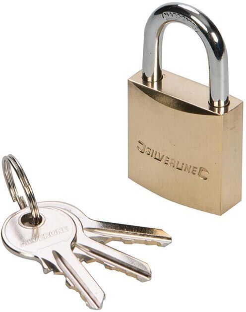 Silverline "Cadenas en laiton 30 mm" Silverline "Cadenas en laiton 30 mm"