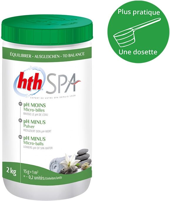 HTH Spa - pH moins - micro-billes - 2kg