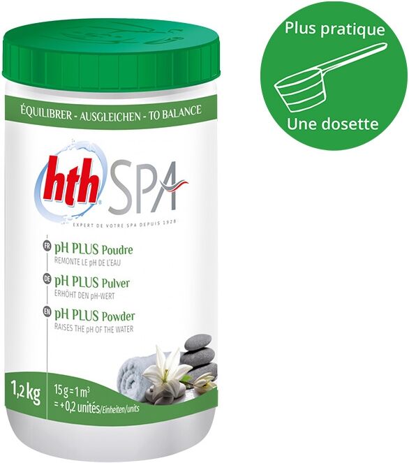 HTH Spa - pH plus - Poudre - 1,2kg