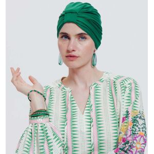 Promod Bonnet-turban en jersey Femme Vert Unique