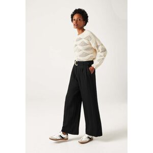 Promod Pantalon de tailleur large Noir 40