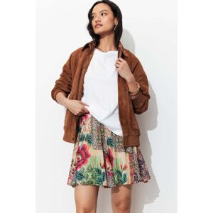 Promod Jupe courte imprimée Femme Imprimé écru S - Publicité Promod Jupe courte imprimée Femme Imprimé écru S - Publicité