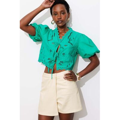 Promod Mini-jupe short Femme Ecru 34 - Publicité Promod Mini-jupe short Femme Ecru 34 - Publicité