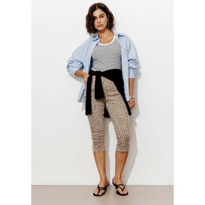 Promod Pantalon Capri léopard Femme Imprimé multicolore 44 - Publicité Promod Pantalon Capri léopard Femme Imprimé multicolore 44 - Publicité