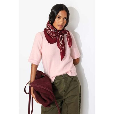 Promod Pull manches courtes Femme Rose pâle M - Publicité Promod Pull manches courtes Femme Rose pâle M - Publicité