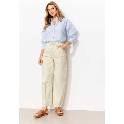 Promod Pantalon balloon imprimé Femme Imprimé écru 44 - Publicité Promod Pantalon balloon imprimé Femme Imprimé écru 44 - Publicité