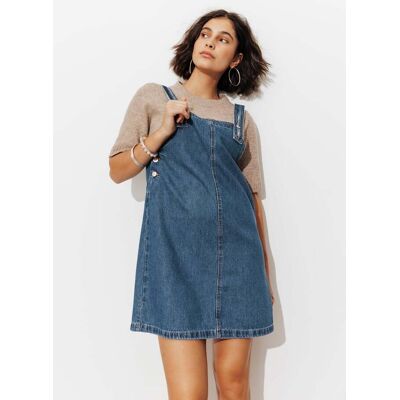 Promod Robe-salopette en jean Femme Jean moyen 40 - Publicité Promod Robe-salopette en jean Femme Jean moyen 40 - Publicité
