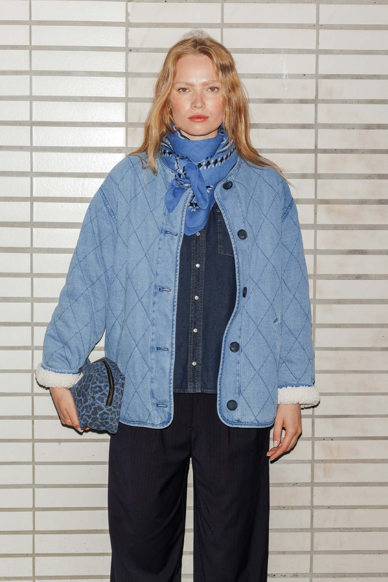 ADELE jean moumoute réversible Jean moyen XL - Promod - Modalova