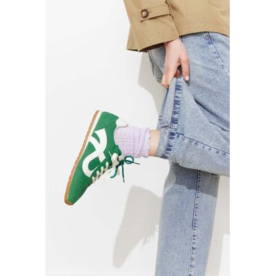 Promod Baskets effet nubuck Femme Vert 39 - Publicité Promod Baskets effet nubuck Femme Vert 39 - Publicité