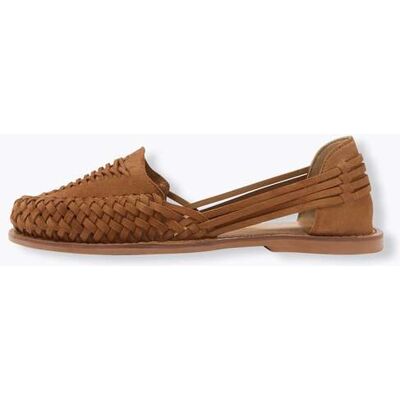Promod Mocassins en cuir suédé Camel 36 - Publicité Promod Mocassins en cuir suédé Camel 36 - Publicité