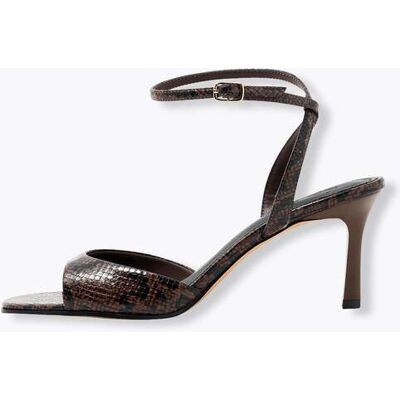 Promod Sandales effet python Femme Noir 36 - Publicité Promod Sandales effet python Femme Noir 36 - Publicité