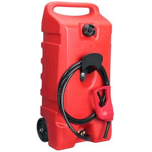 Varan Motors - NEDLP-34 Jerrycan sur roues, réservoir à carburant 53 litres avec pistolet de distribution essence diesel kérosène, distributeur nomade