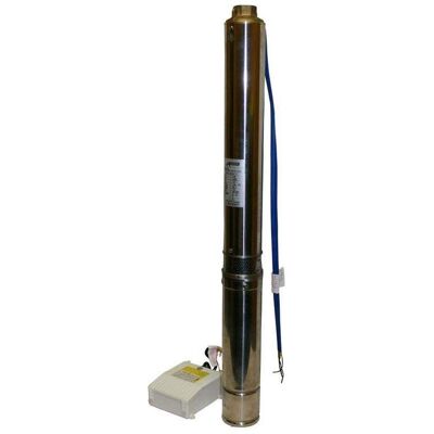 Varan Motors - 4STM3-13 Pompe à eau immergée pour puits profond ou forage, 4m³/h - 112m, 1.1KW - Publicité Varan Motors - 4STM3-13 Pompe à eau immergée pour puits profond ou forage, 4m³/h - 112m, 1.1KW - Publicité