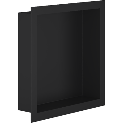 Bc-elec - NHNA303010-BL Niche de douche encastrable 30x30x10cm noir mat avec rebord de 2cm, niche de salle de bain murale - Publicité Bc-elec - NHNA303010-BL Niche de douche encastrable 30x30x10cm noir mat avec rebord de 2cm, niche de salle de bain murale - Publicité