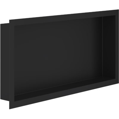 Bc-elec - NHNA306010-BL Niche de douche encastrable inox noir mat 30x60x10cm avec rebord de 2cm, niche de salle de bain murale - Publicité Bc-elec - NHNA306010-BL Niche de douche encastrable inox noir mat 30x60x10cm avec rebord de 2cm, niche de salle de bain murale - Publicité