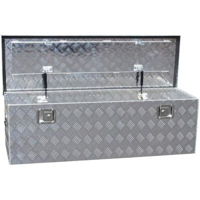 Bc-elec NETTB-19 Coffre à outils en aluminium - 180L - Gris - Usage intensif - Publicité Bc-elec NETTB-19 Coffre à outils en aluminium - 180L - Gris - Usage intensif - Publicité