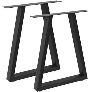 Bc-elec - HJJTS0017-B 2 Pieds de table en acier noir 60x72cm, Pieds pour meubles, Pieds de table métal avec pieds réglables - Publicité Bc-elec - HJJTS0017-B 2 Pieds de table en acier noir 60x72cm, Pieds pour meubles, Pieds de table métal avec pieds réglables - Publicité