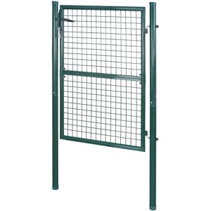 Bc-elec - HMGD-2 Barrière de jardin, Portillon de jardin 106x125cm vert, Porte de jardin, Portail de clôture - Publicité Bc-elec - HMGD-2 Barrière de jardin, Portillon de jardin 106x125cm vert, Porte de jardin, Portail de clôture - Publicité
