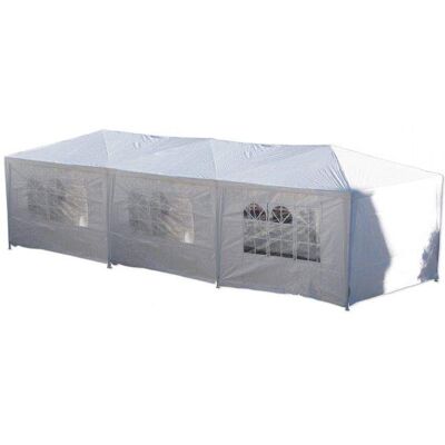 BC-ELEC 5300-0006 Tente de fête imperméable 3x9m - Blanc - Produit de jardin - Publicité BC-ELEC 5300-0006 Tente de fête imperméable 3x9m - Blanc - Produit de jardin - Publicité