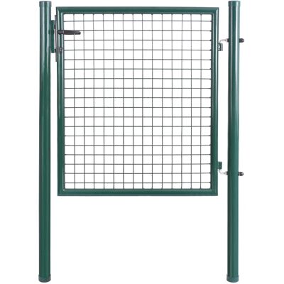 Bc-elec - HMGD-1 Barrière de jardin, Portillon de jardin 100x100cm vert, Porte de jardin, Portail de clôture - Publicité Bc-elec - HMGD-1 Barrière de jardin, Portillon de jardin 100x100cm vert, Porte de jardin, Portail de clôture - Publicité