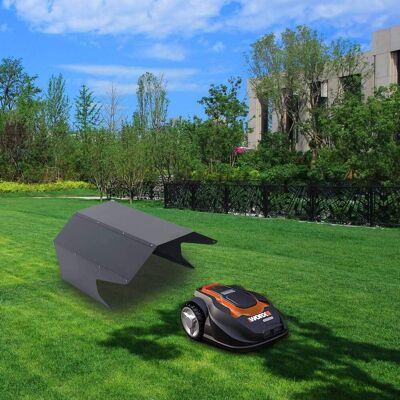 Bc-elec - HMGL03 Abri pour robot tondeuse en acier galvanisé Garage Carport Toit Protection extérieure 55X70X40cm - Publicité Bc-elec - HMGL03 Abri pour robot tondeuse en acier galvanisé Garage Carport Toit Protection extérieure 55X70X40cm - Publicité