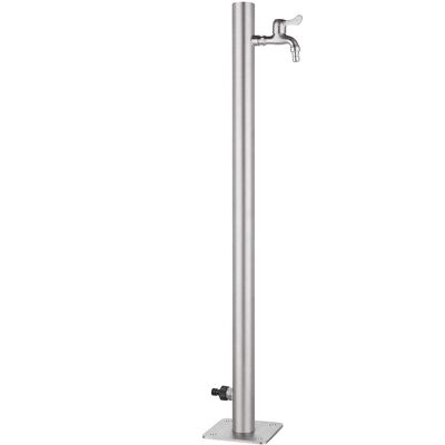 Bc-elec - WCR-50 Robinet d'extérieur 95x5cm, colonne d'eau extérieure en acier inoxydable, distributeur d'eau, point d'eau jardin - Publicité Bc-elec - WCR-50 Robinet d'extérieur 95x5cm, colonne d'eau extérieure en acier inoxydable, distributeur d'eau, point d'eau jardin - Publicité