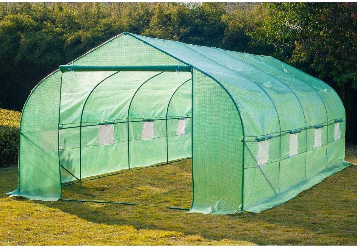 Bc-elec - 5662-0502 Serre de jardin Serre Tunnel 6 sections 6x3x2m 18m²