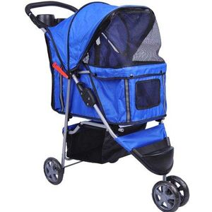 Bc-elec - 5663-0015Ablue Poussette pour animaux à 3 roues, coloris bleu