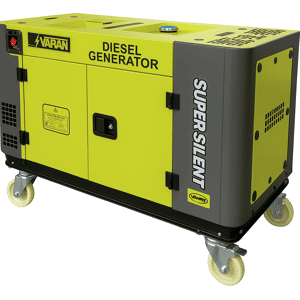 Varan Motors - 92694 Générateur / Groupe électrogène Diesel insonorisé 16Kva 230v / 400v moteur 23cv 997cc - Publicité Varan Motors - 92694 Générateur / Groupe électrogène Diesel insonorisé 16Kva 230v / 400v moteur 23cv 997cc - Publicité