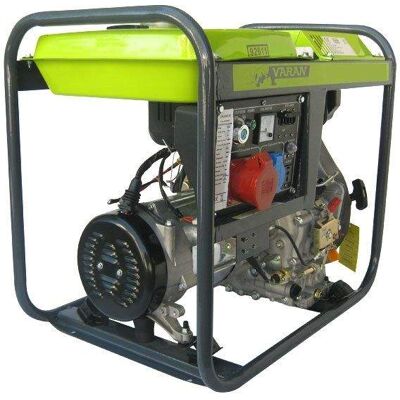 Varan Motors - 92611 Groupe électrogène Diesel 5.0kVA, 1 x 400V, 1 x 230V, 1 x 12VDC - Publicité Varan Motors - 92611 Groupe électrogène Diesel 5.0kVA, 1 x 400V, 1 x 230V, 1 x 12VDC - Publicité