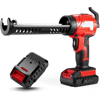 Varan Motors - CG4318 Pistolet à mastic sans fil pistolet à silicone + batterie 20v 2000mah et chargeur - Publicité Varan Motors - CG4318 Pistolet à mastic sans fil pistolet à silicone + batterie 20v 2000mah et chargeur - Publicité