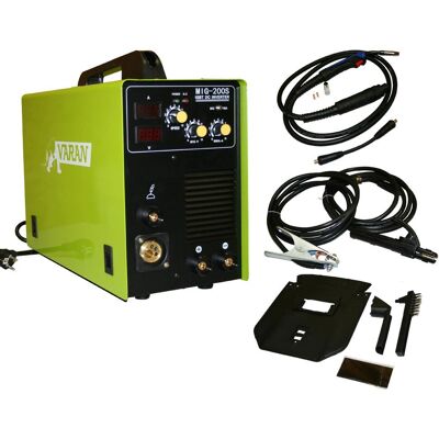 Varan Motors - var-mig200s-2 Poste à souder Inverter 2 en 1 MIG-200S MIG / MAG+ arc MMA + Accessoires - Publicité Varan Motors - var-mig200s-2 Poste à souder Inverter 2 en 1 MIG-200S MIG / MAG+ arc MMA + Accessoires - Publicité