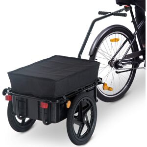 Bc-elec - TC3003 Remorque vélo avec bâche, remorque de transport cargo pour vélo , max 40kg, 144x59x80cm - Publicité