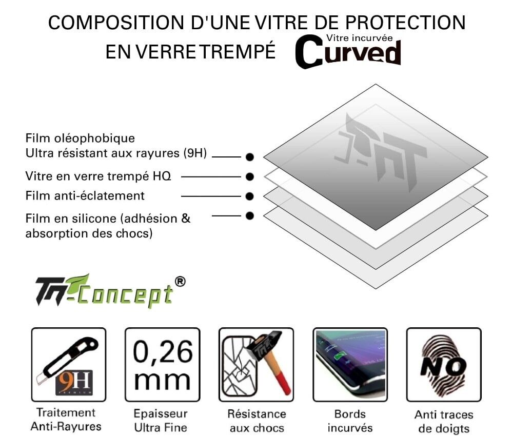 Huawei Honor 5C - Vitre de Protection Crystal - TM Concept