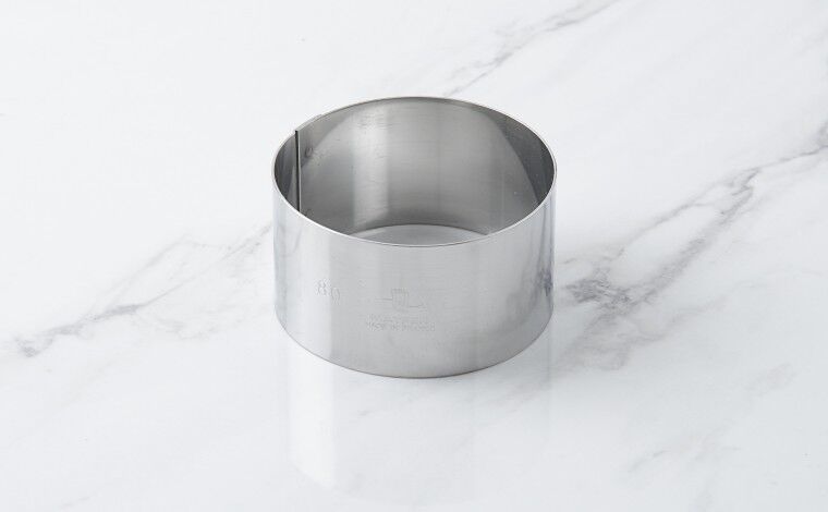 Matfer Bourgeat Cercle inox à mousse - Diamètre 8 cm Matfer Bourgeat Cercle inox à mousse - Diamètre 8 cm