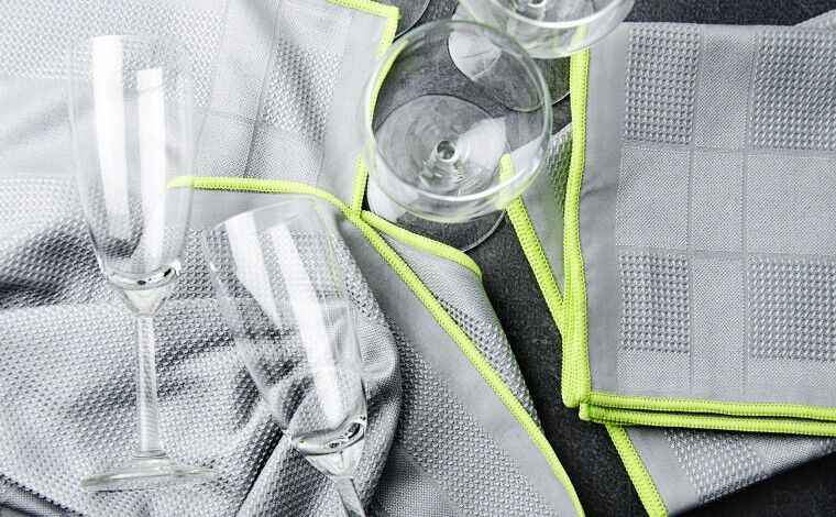 Colichef Essuie-verres Microfibre Delta - Lot de 2 essuies Colichef Essuie-verres Microfibre Delta - Lot de 2 essuies