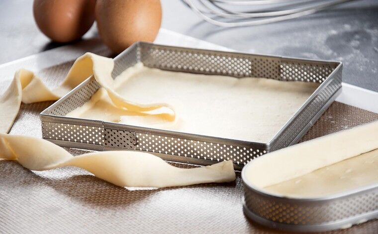 Mallard ferrière Carré à tarte perforé inox Mallard ferrière Carré à tarte perforé inox