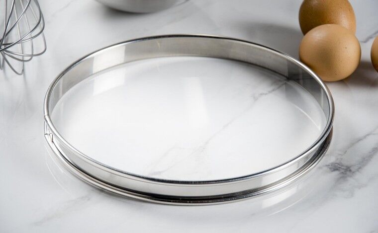 Mallard ferrière Cercle inox à tarte - Diamètre 22 cm Mallard ferrière Cercle inox à tarte - Diamètre 22 cm