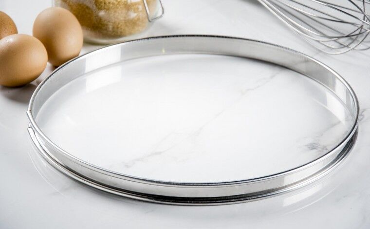 Mallard ferrière Cercle inox à tarte - Diamètre 28 cm Mallard ferrière Cercle inox à tarte - Diamètre 28 cm