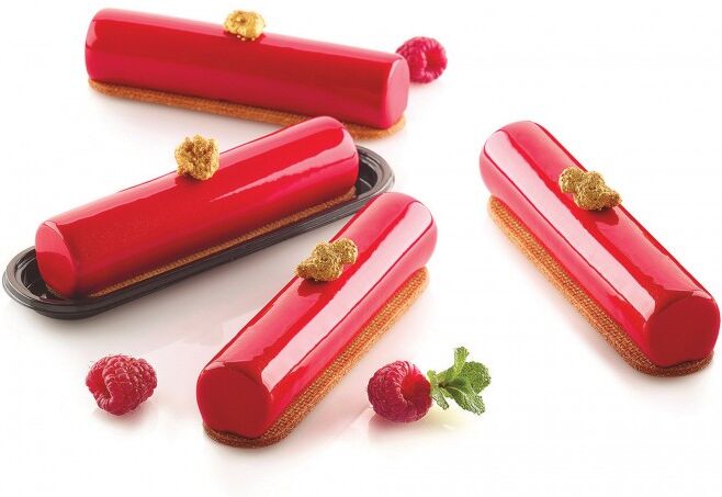 Silikomart Moule silicone 8 cylindres Silikomart Moule silicone 8 cylindres