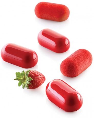 Silikomart Moule silicone 12 mini ovales bombés pillow Silikomart Moule silicone 12 mini ovales bombés pillow