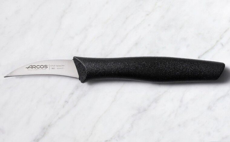 Arcos Couteau à légumes lame courbée 6cm